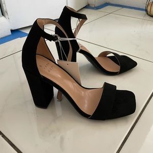 NWT A New Day Ema High Block Square Toe Heels